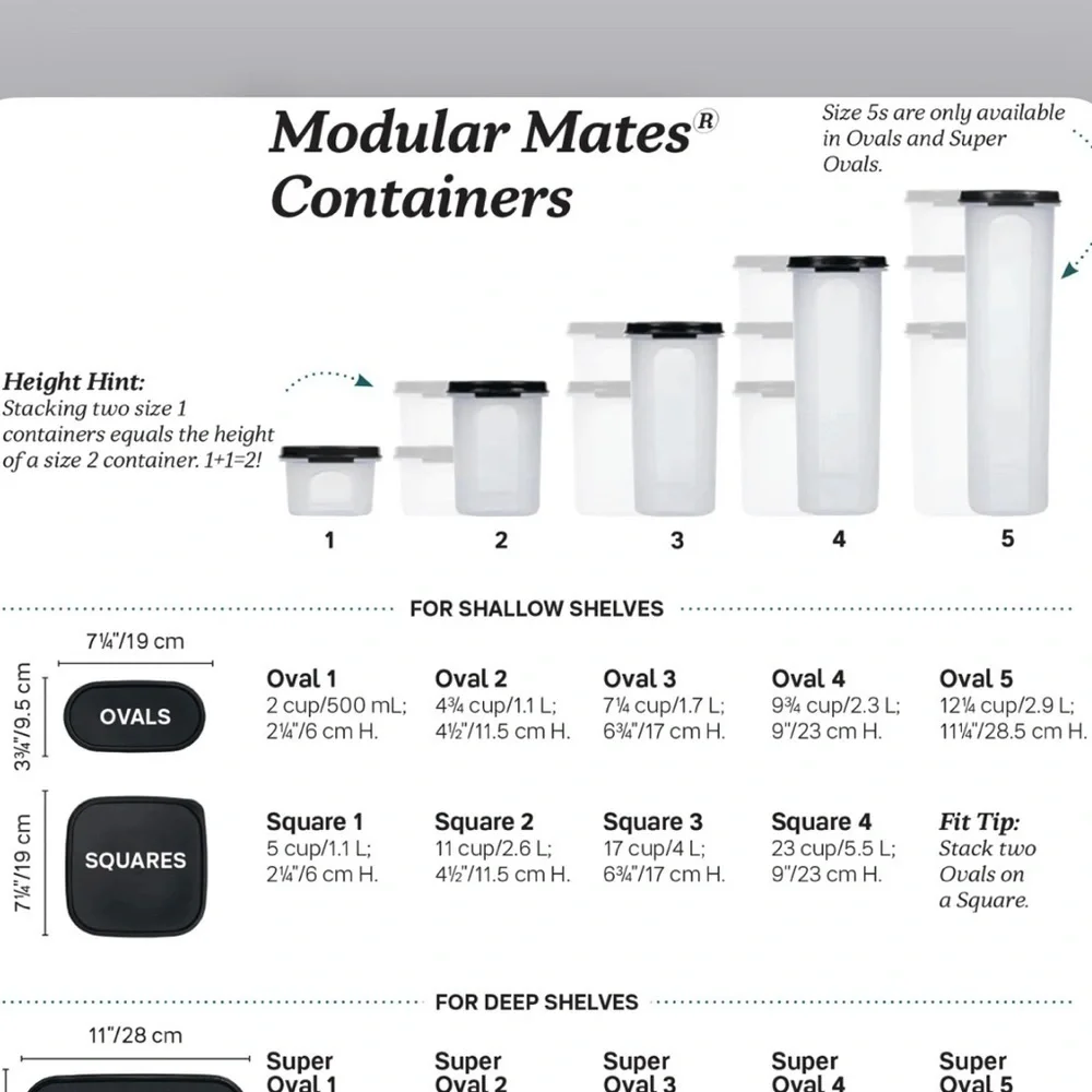 Oval Modular Mate Set